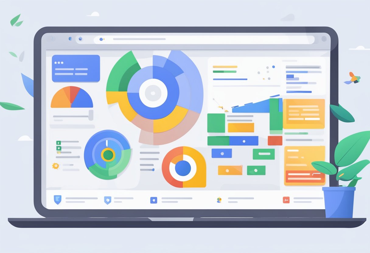 A computer screen displaying Google Ads targeting and audience settings