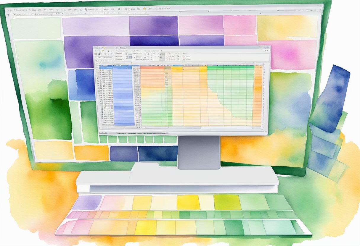 A computer screen with Excel VBA code open, showing the process of creating and configuring listboxes