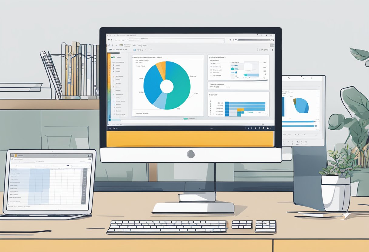 A computer screen displaying the Outlook interface with the side bar removed, showing a streamlined and efficient layout