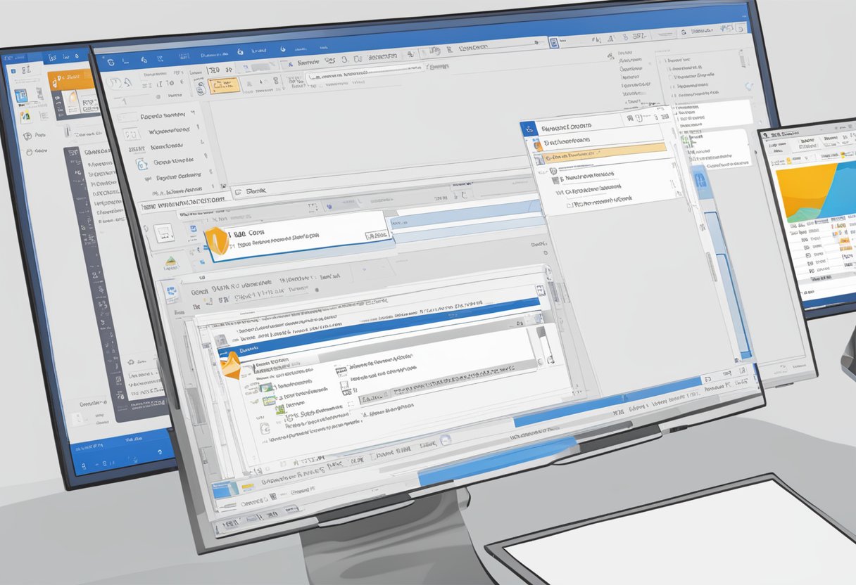 A computer screen displaying an open email in Outlook. The cursor hovers over the "CC" field as it is being deleted from the recipient list