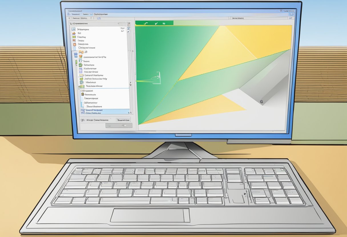 A computer screen displaying the Outlook for Windows interface, with a cursor hovering over the "pre" folder, ready to be deleted