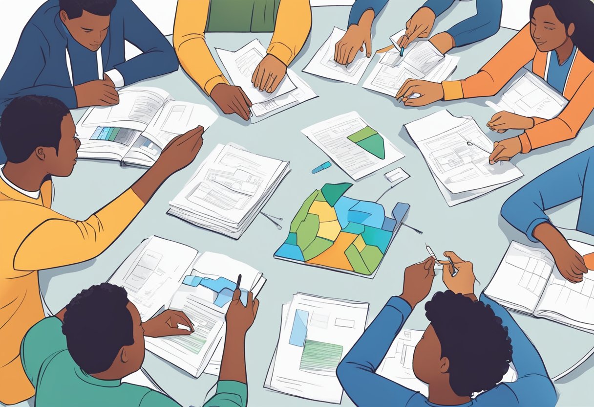 Students engaging in hands-on activities, discussions, and group projects to foster critical thinking and growth beyond academics