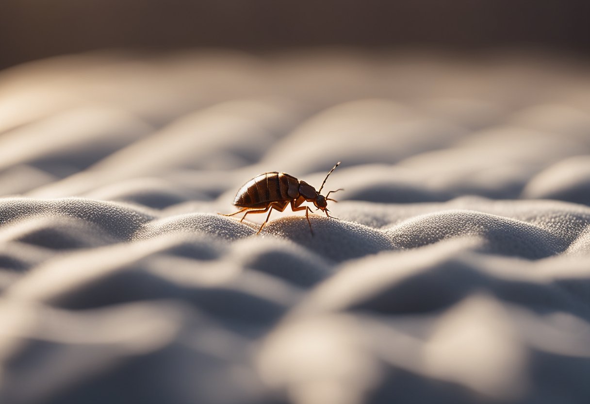 Vinegar sprays onto bed bugs, killing them. Safe, natural solution for home