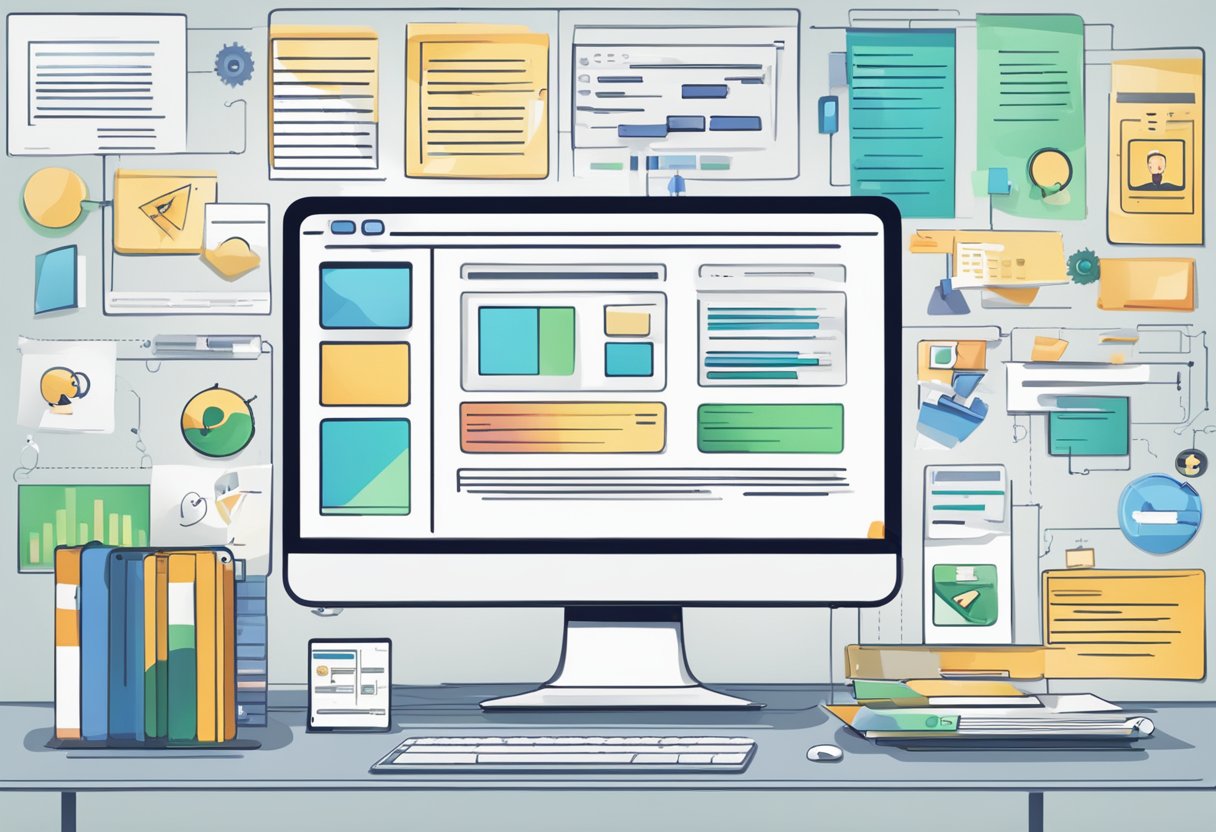 A computer screen displaying a variety of support tools and strategies for combating cyberbullying, such as reporting features, privacy settings, and online safety resources