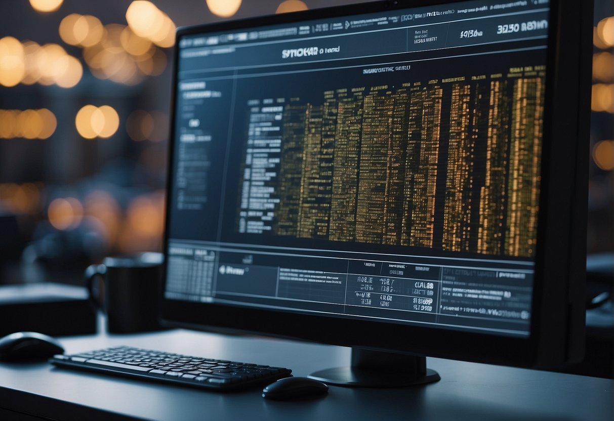 A computer screen displaying data erasure software in action, with GDPR compliance guidelines in the background