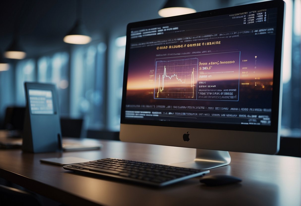 A computer screen displaying data erasure software with GDPR regulations and frameworks in the background