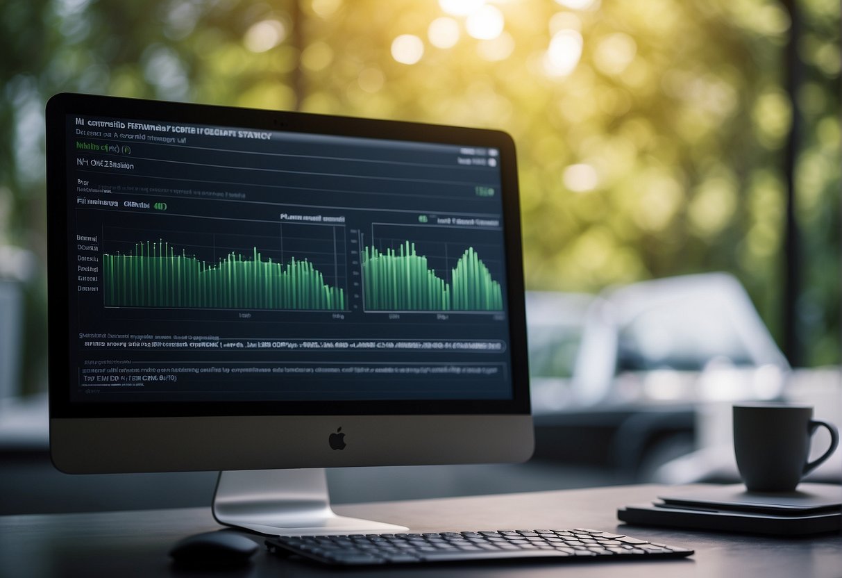 A computer screen displaying data erasure software ensuring GDPR compliance with environmental and ethical considerations
