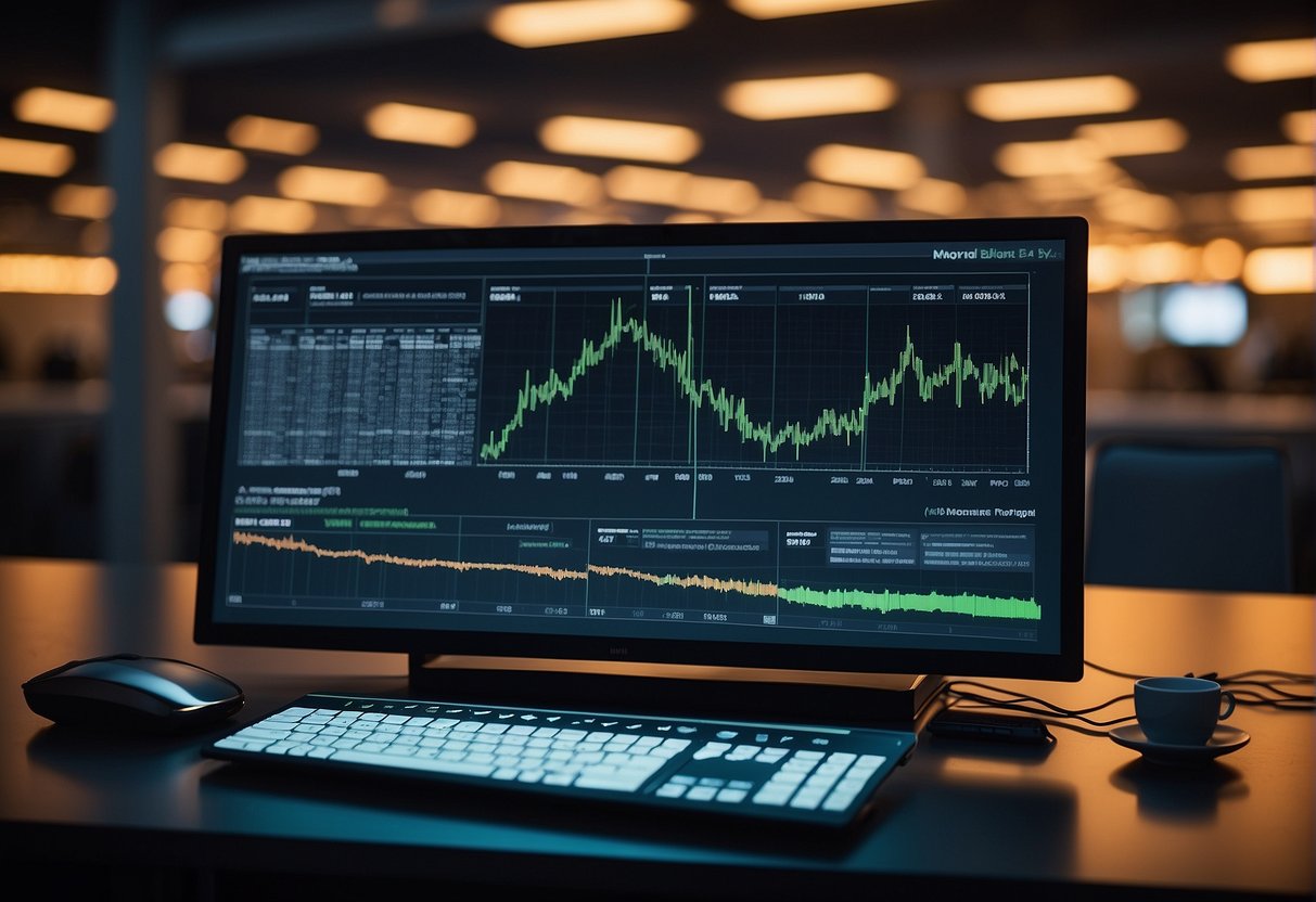 A computer screen displaying a data erasure process report with ESG metrics and a secure data wiping tool in the background