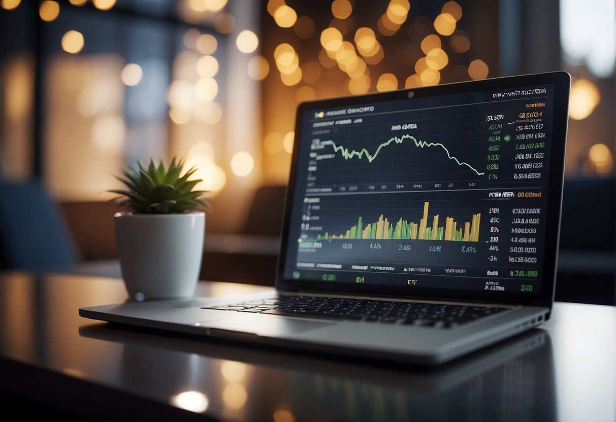 A graph showing the correlation between ESG performance and financial outcomes, with data erasure software highlighted as a key factor