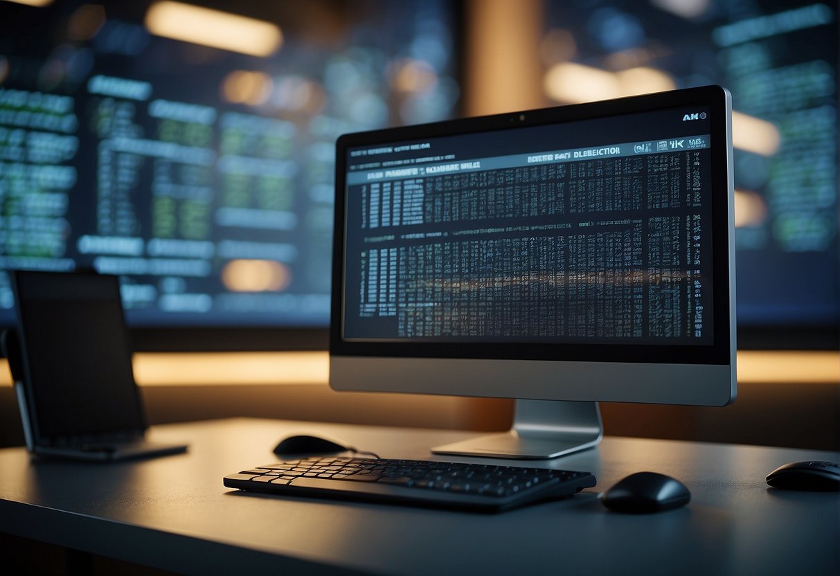 A computer screen displaying a list of data erasure mistakes with a secure data deletion process in the background