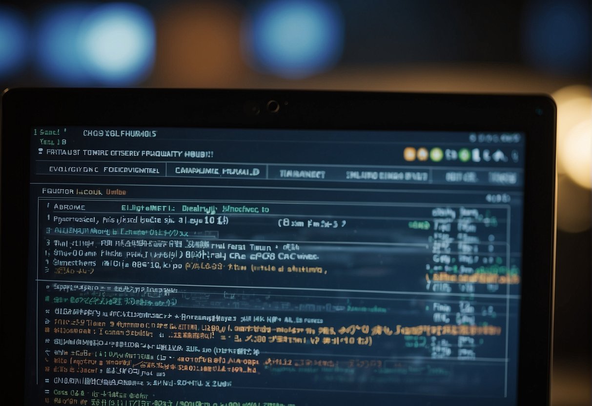 A computer screen displaying a list of frequently asked questions related to data erasure and security. Keywords such as "data erasure mistakes" and "secure data deletion" are highlighted