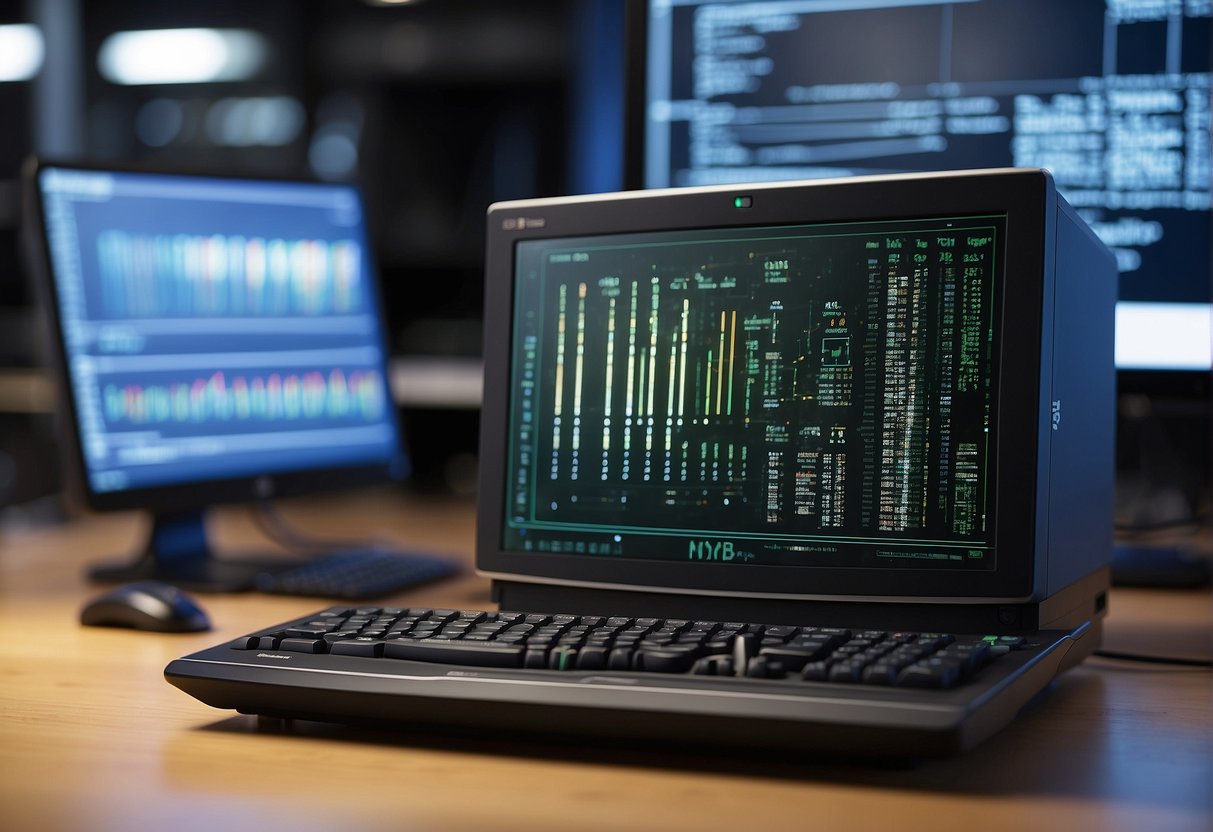 A computer system with data being encoded and erased, showing the process of data reliability and impact on data recovery