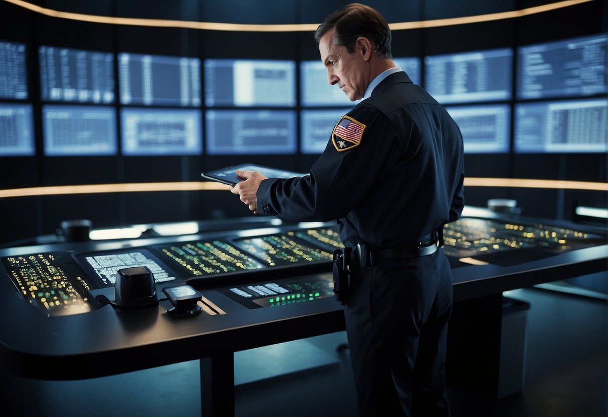 Government agencies monitor data security, erasing sensitive information to protect national security