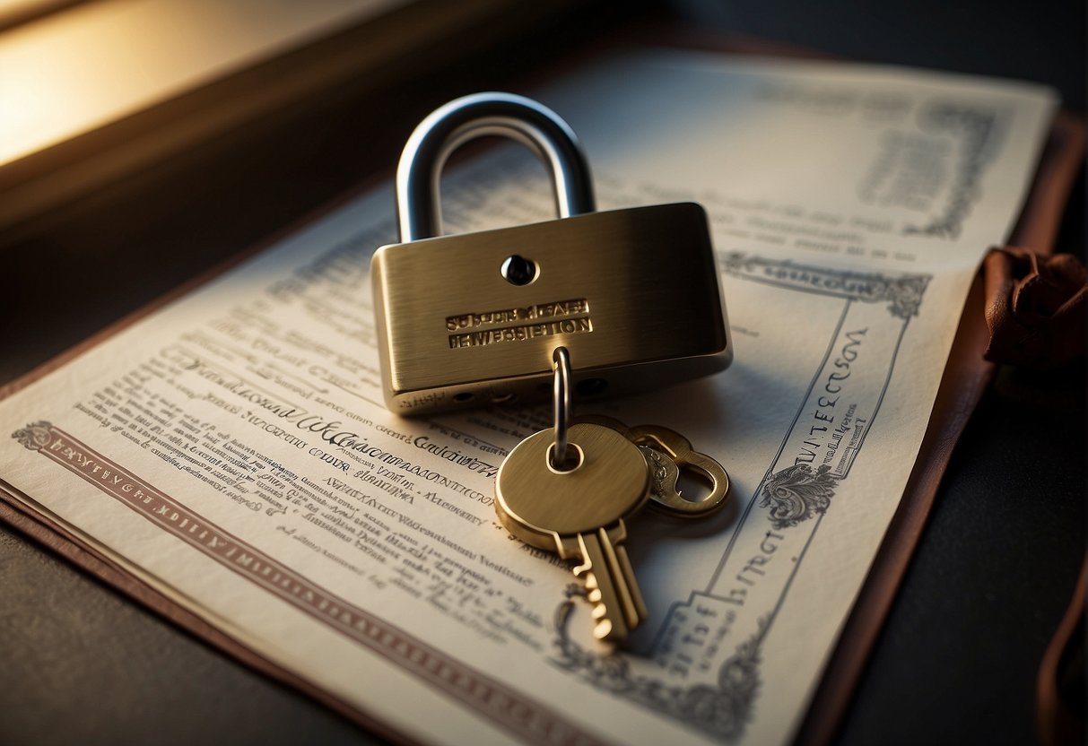 A secure data erasure process is depicted with a lock and key, a computer, and a certificate of verification