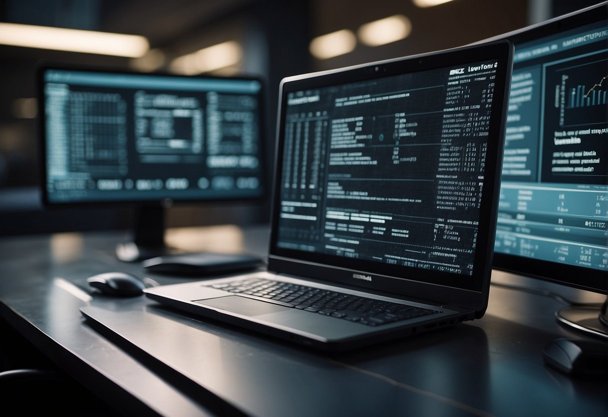 A computer screen displaying data erasure tools and secure deletion verification process