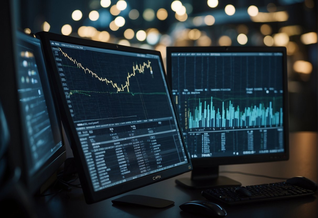 A computer screen displaying data being securely erased to comply with CCPA