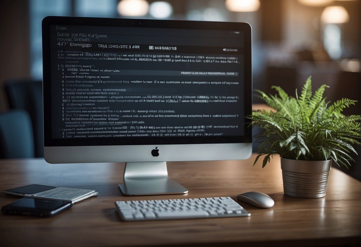 A computer screen displaying a list of frequently asked questions about data erasure, with a focus on data minimization strategies