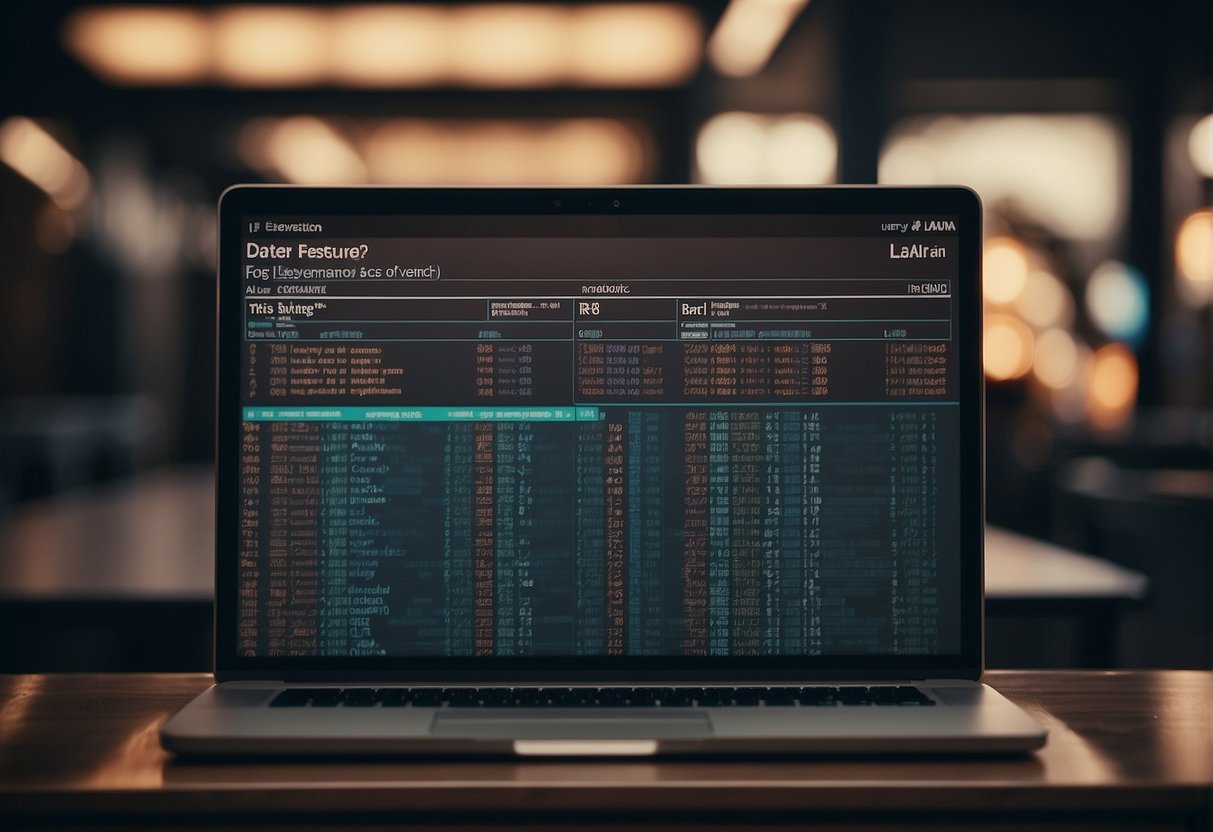 A computer screen displaying a list of frequently asked questions related to data erasure ethics, user privacy, and data protection