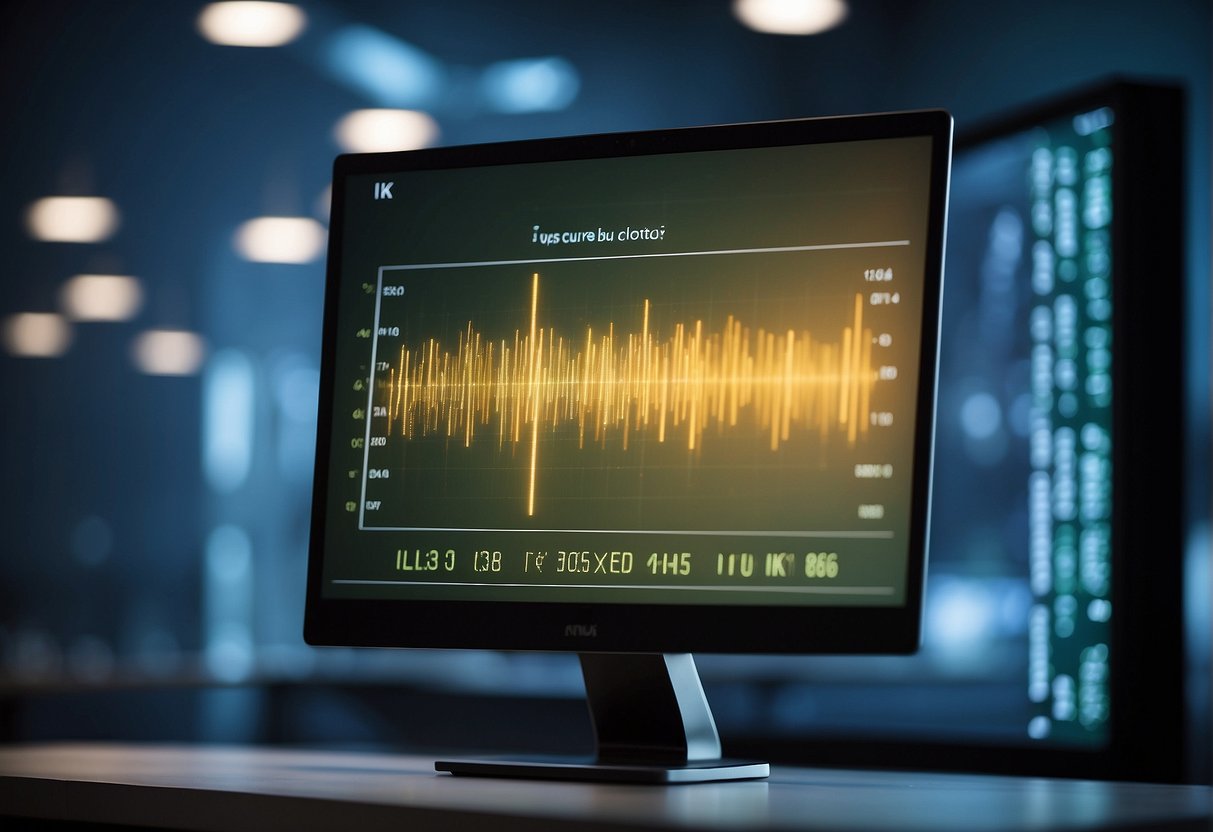 A computer screen displaying a progress bar as data is being erased. A secure data erasure software is running in the background, ensuring complete removal of sensitive information from the IT asset