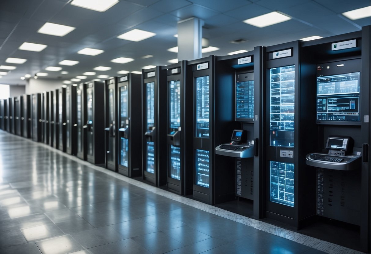 A secure facility with access control systems and data erasure technology in place to prevent insider threats