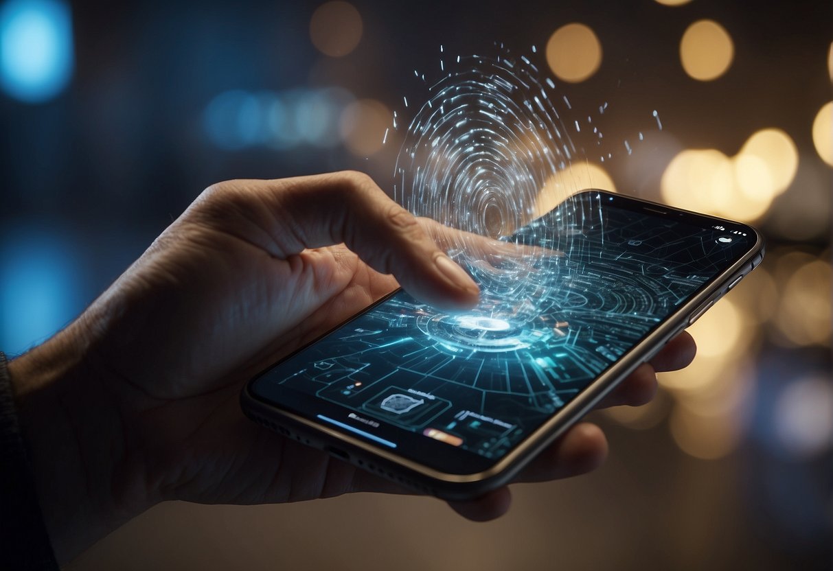 A mobile device being remotely wiped clean while connected to a secure endpoint
