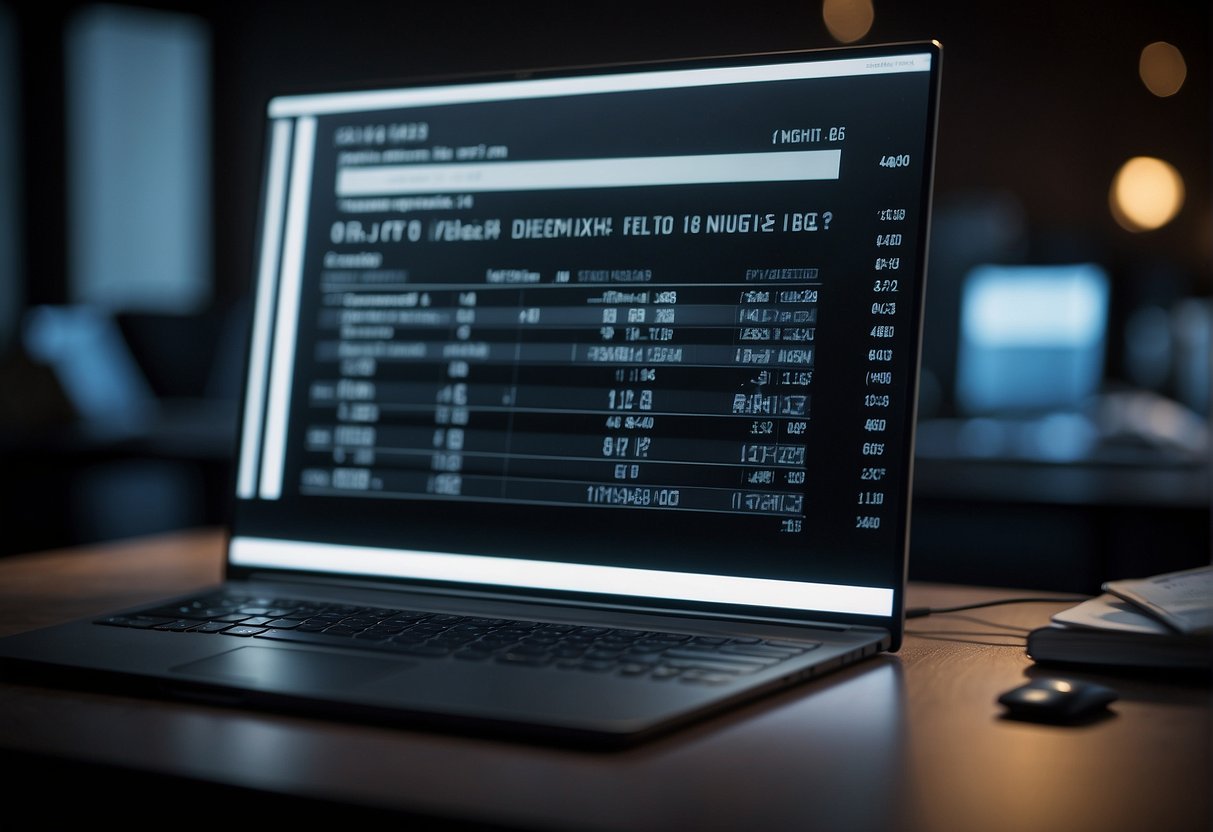 A computer screen displaying data erasure software supporting digital forensics with a progress bar showing files being permanently deleted