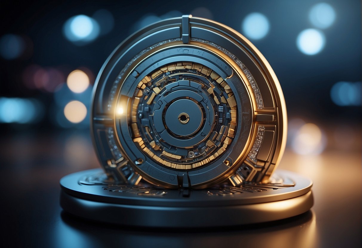 A secure data erasure process is depicted, with a locked vault symbolizing protection against ransomware attacks. Recovery and response planning is emphasized