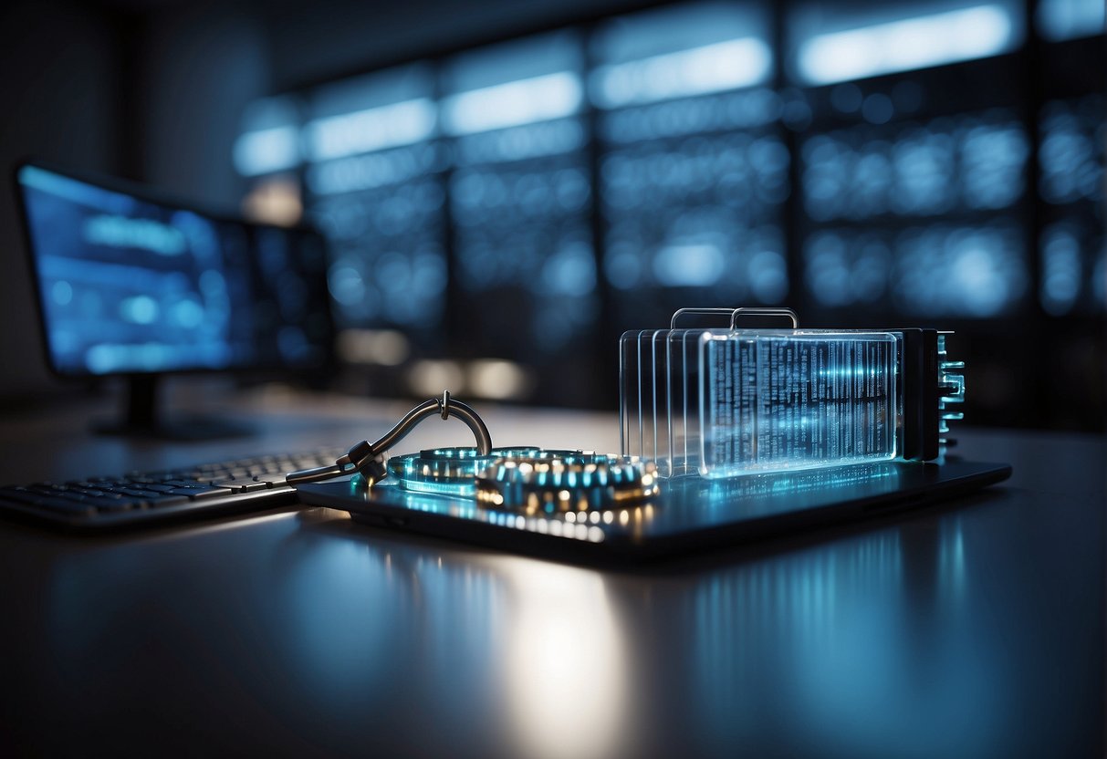 A secure data erasure process is depicted in a supply chain setting, highlighting its role in ensuring a strong return on investment