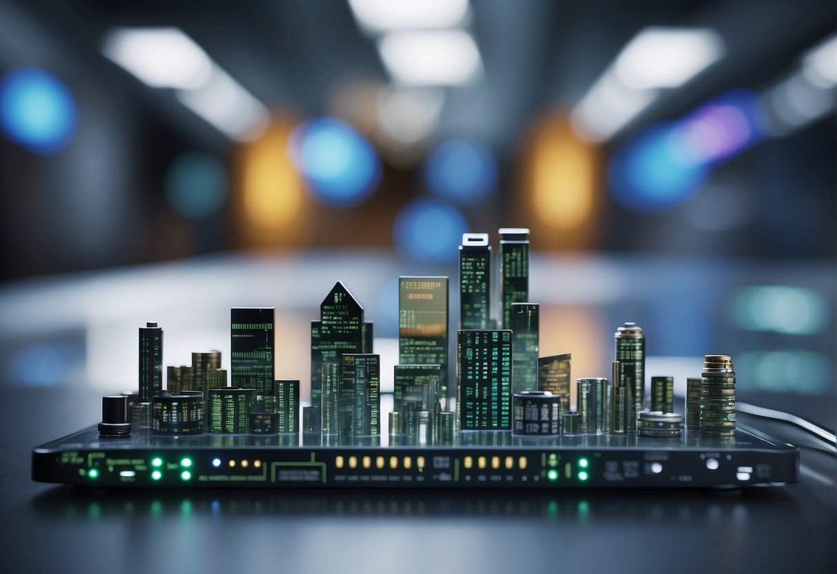 A diverse array of industries, such as healthcare, finance, and technology, are depicted. Data erasure methods are shown ensuring compliance with international data protection laws