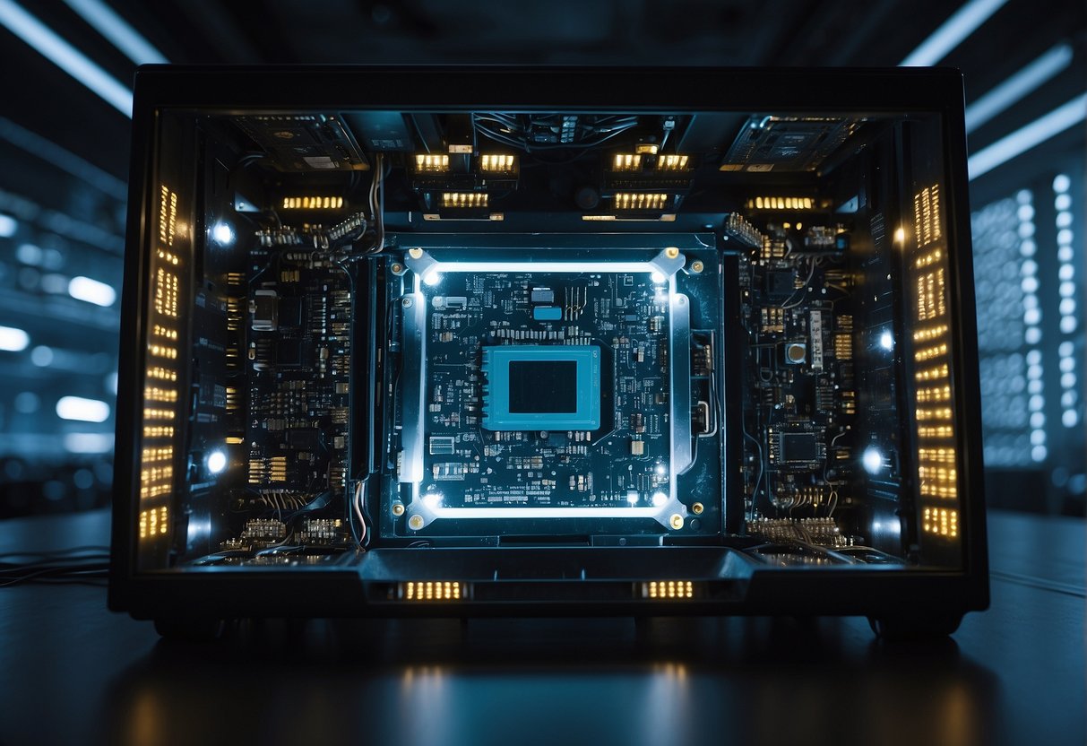 A computer system being built with data erasure and privacy in mind, with security measures in place