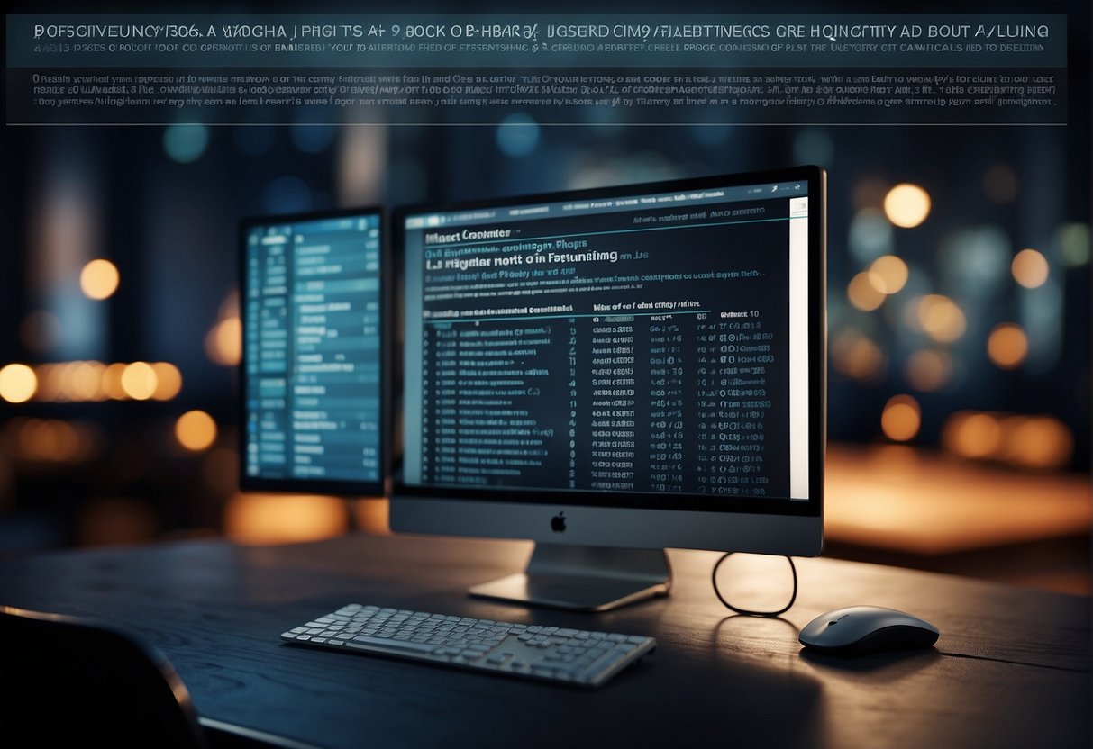 A computer screen displaying a list of frequently asked questions about the impact of data erasure on business continuity planning