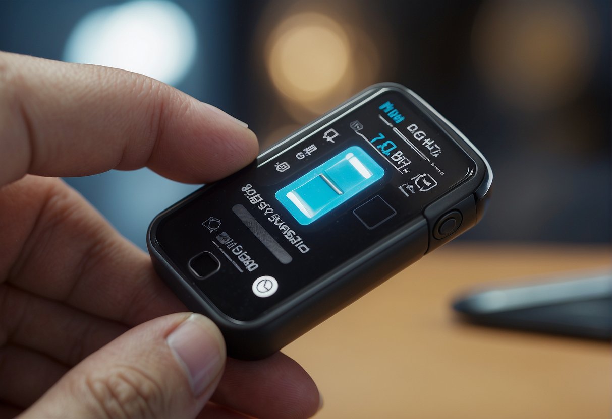 A wearable device being wiped clean with a digital eraser tool, ensuring user privacy