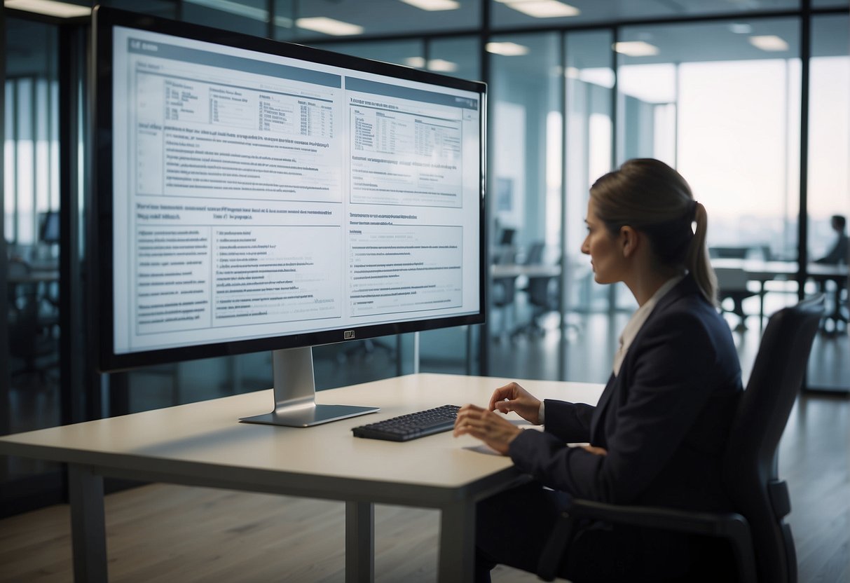 Law firm personnel learning data erasure strategies. Whiteboard with client confidentiality protection diagrams. Computer screens showing secure file deletion methods