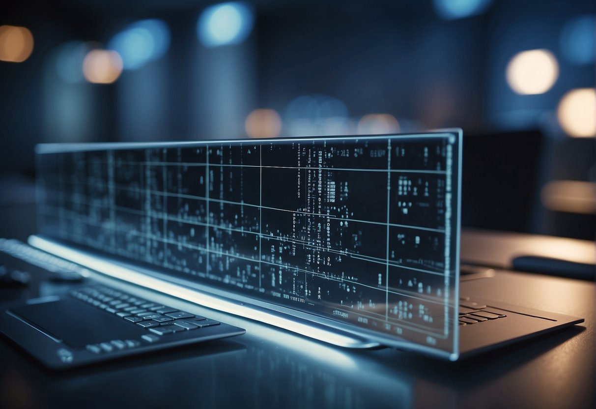 A company's data being securely erased, leading to improved competitive advantage