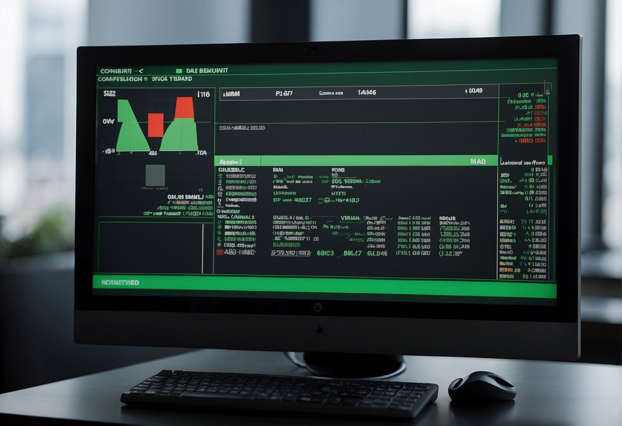 A computer monitor displaying a data erasure process, with a green checkmark indicating successful completion, and a red X indicating failed erasure