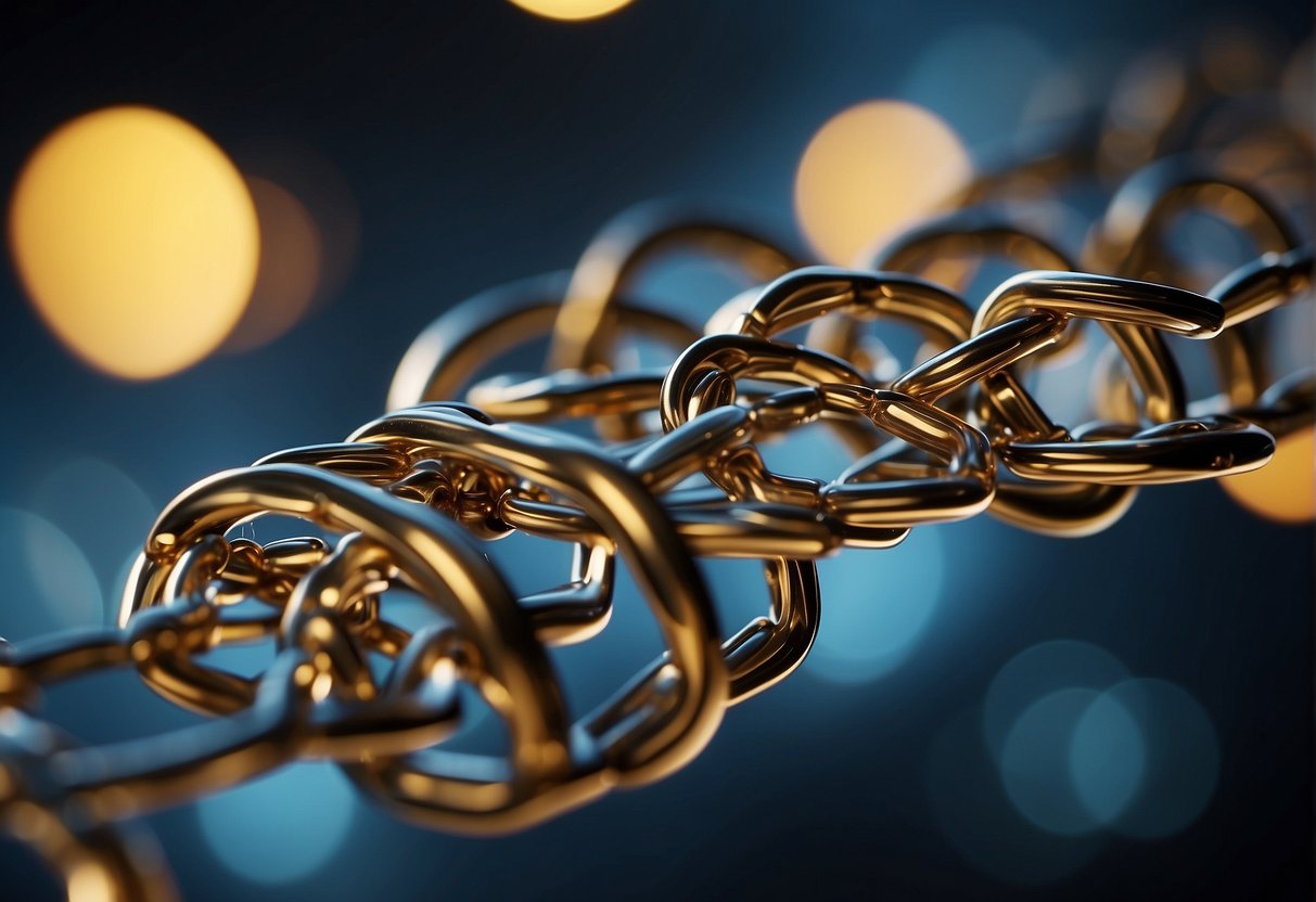 A blockchain network intertwines with data erasure tools, enhancing security across industries