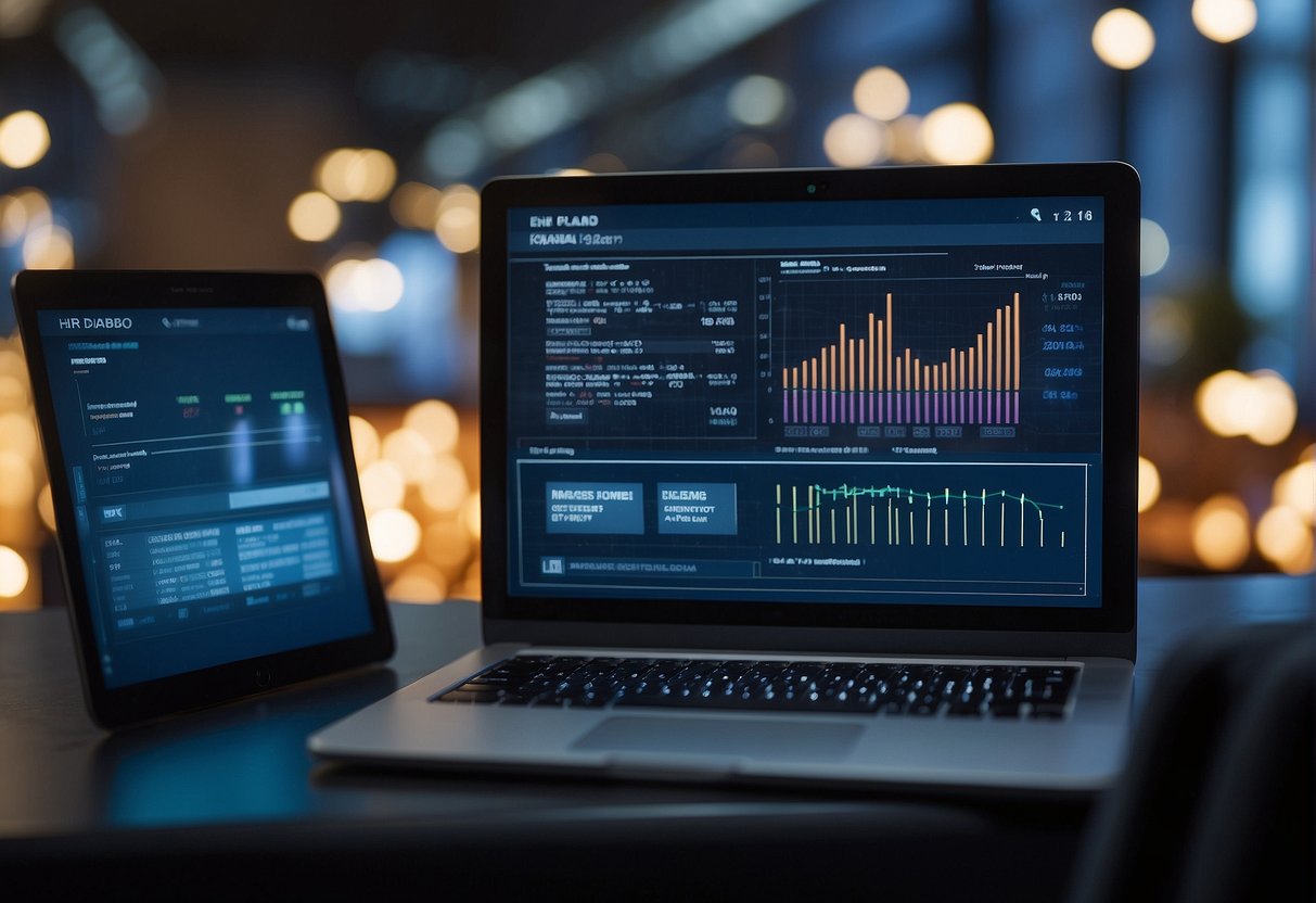 A computer screen displaying a progress bar as EHR data is being erased. A secure deletion process is being conducted to manage electronic health records