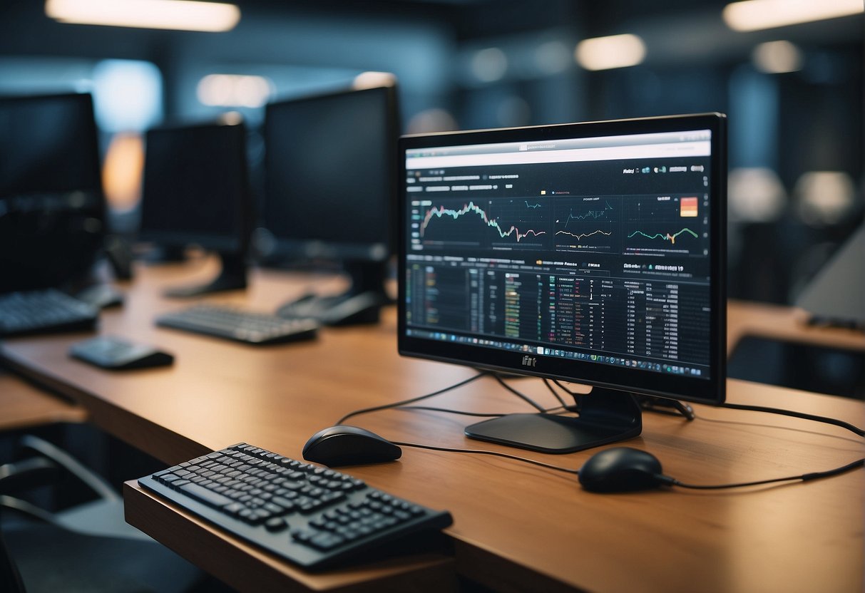 An array of IT assets undergo secure data wiping, showcasing the process's role in DevOps security