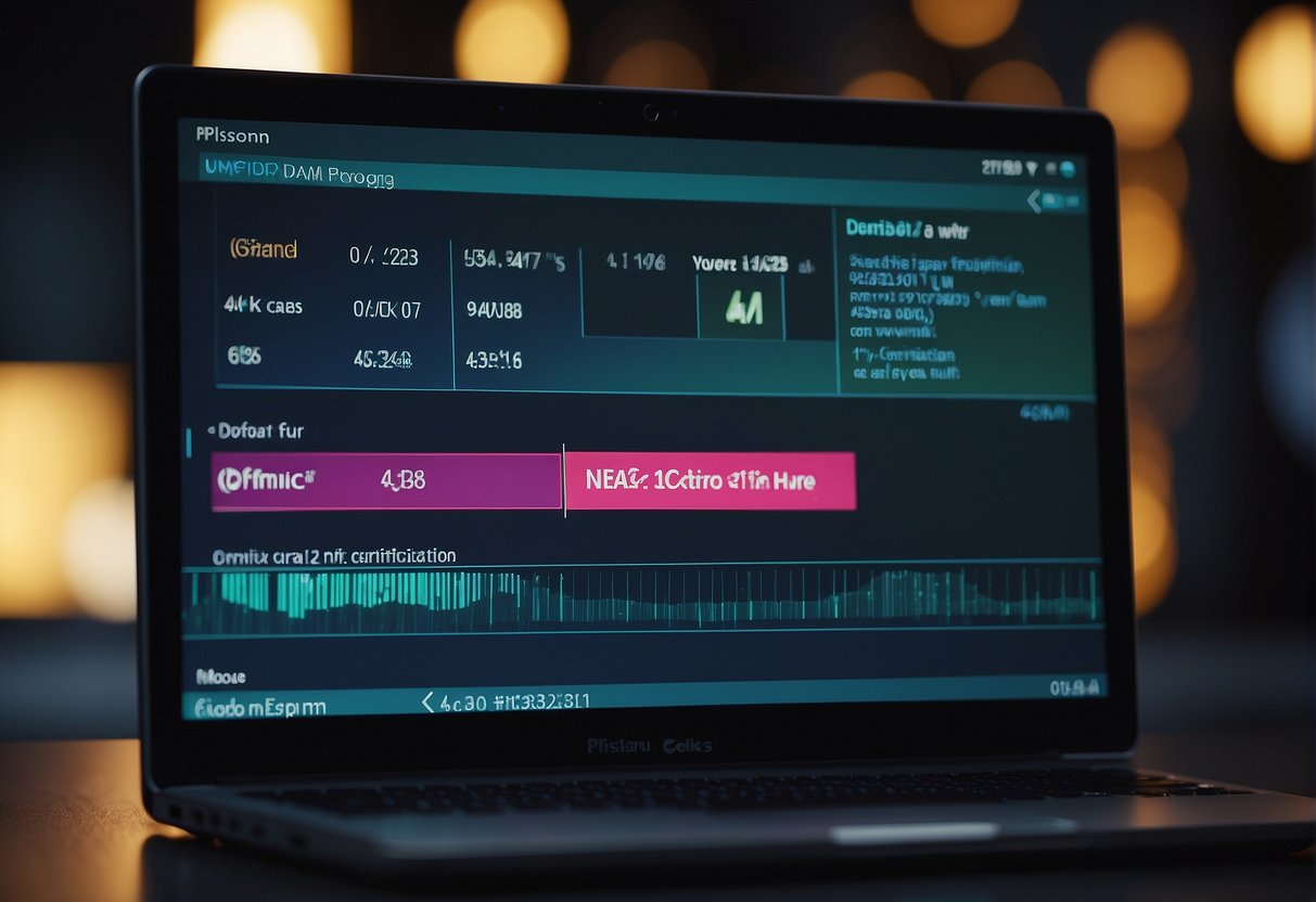 A computer screen displaying a progress bar erasing data, while a padlock symbol representing DRM is prominently displayed in the background