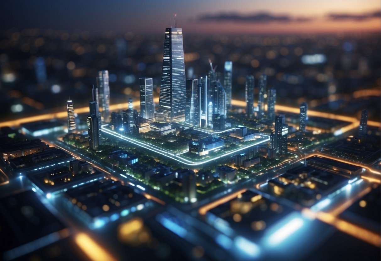 Smart city infrastructure protected by data erasure process, securing networks and devices from potential threats