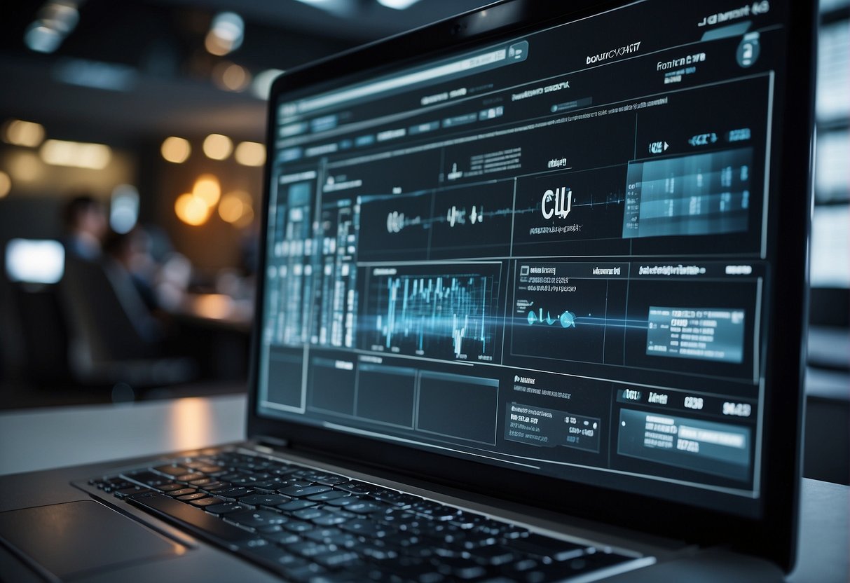 A computer screen displaying a document management system (DMS) interface with a data erasure tool highlighted, showing the process of securely deleting sensitive information from the system