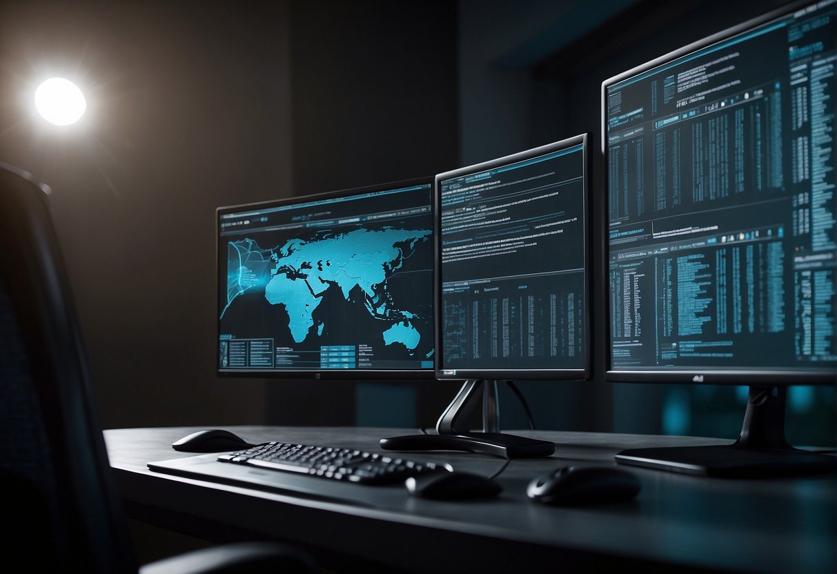 A computer screen displaying a report on legal and compliance issues in ethical hacking, with a focus on the role of data erasure in penetration testing