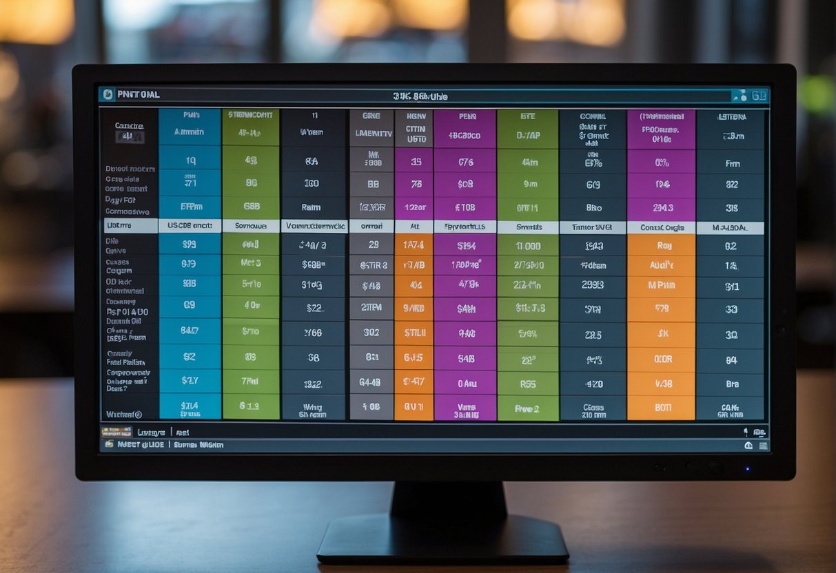 A computer screen displaying various data erasure software options for businesses to choose from