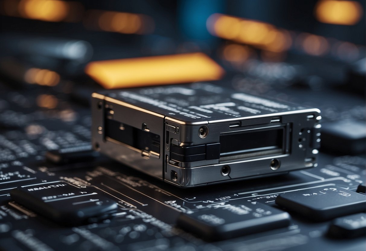 A secure data destruction guide with protocols and procedures. No human subjects or body parts present