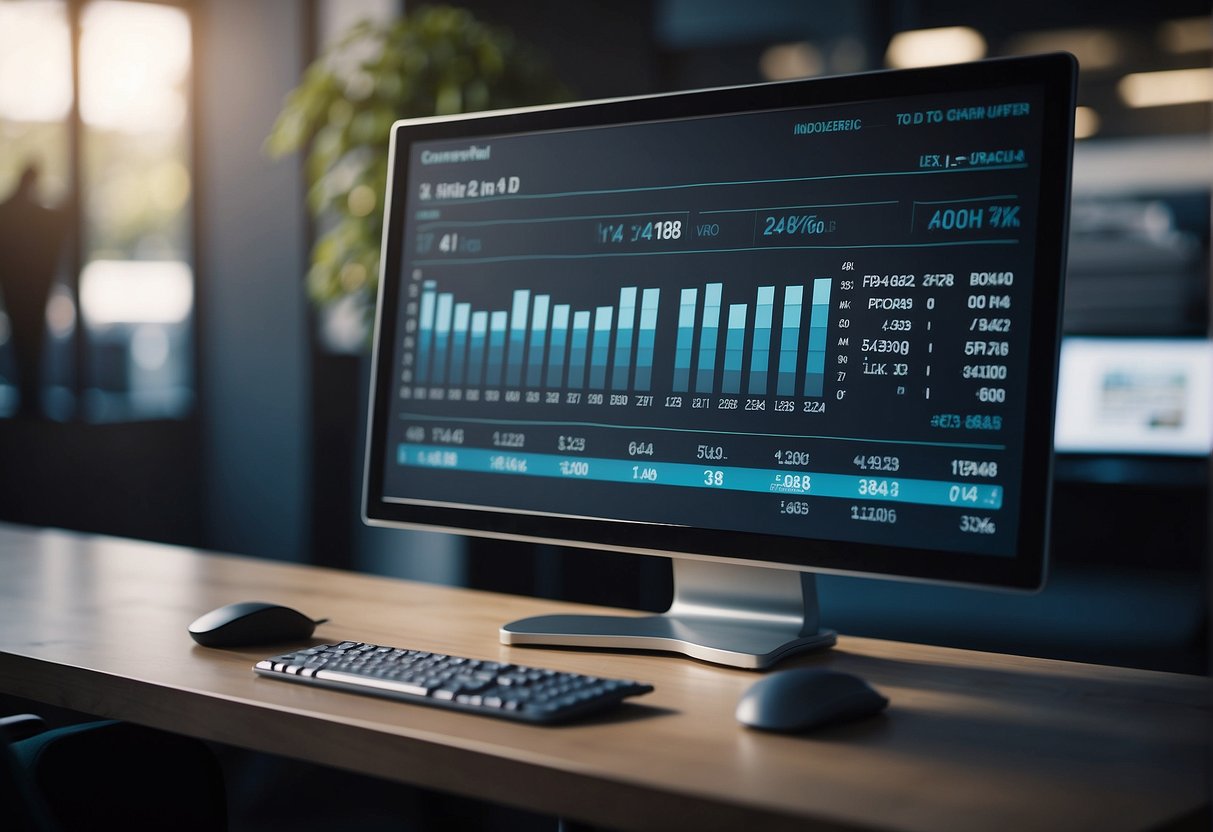 A computer screen displaying a progress bar indicating data being securely erased, symbolizing the importance of data deletion for businesses and its support for digital transformation