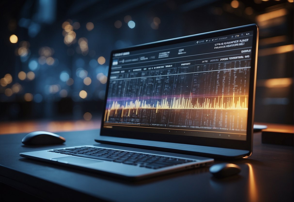 A computer screen showing a strategic data deletion process supporting digital transformation