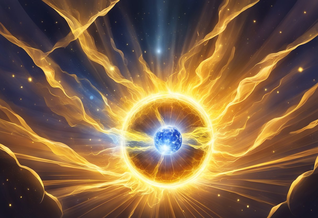 A burst of energy breaks through the solar plexus blockade