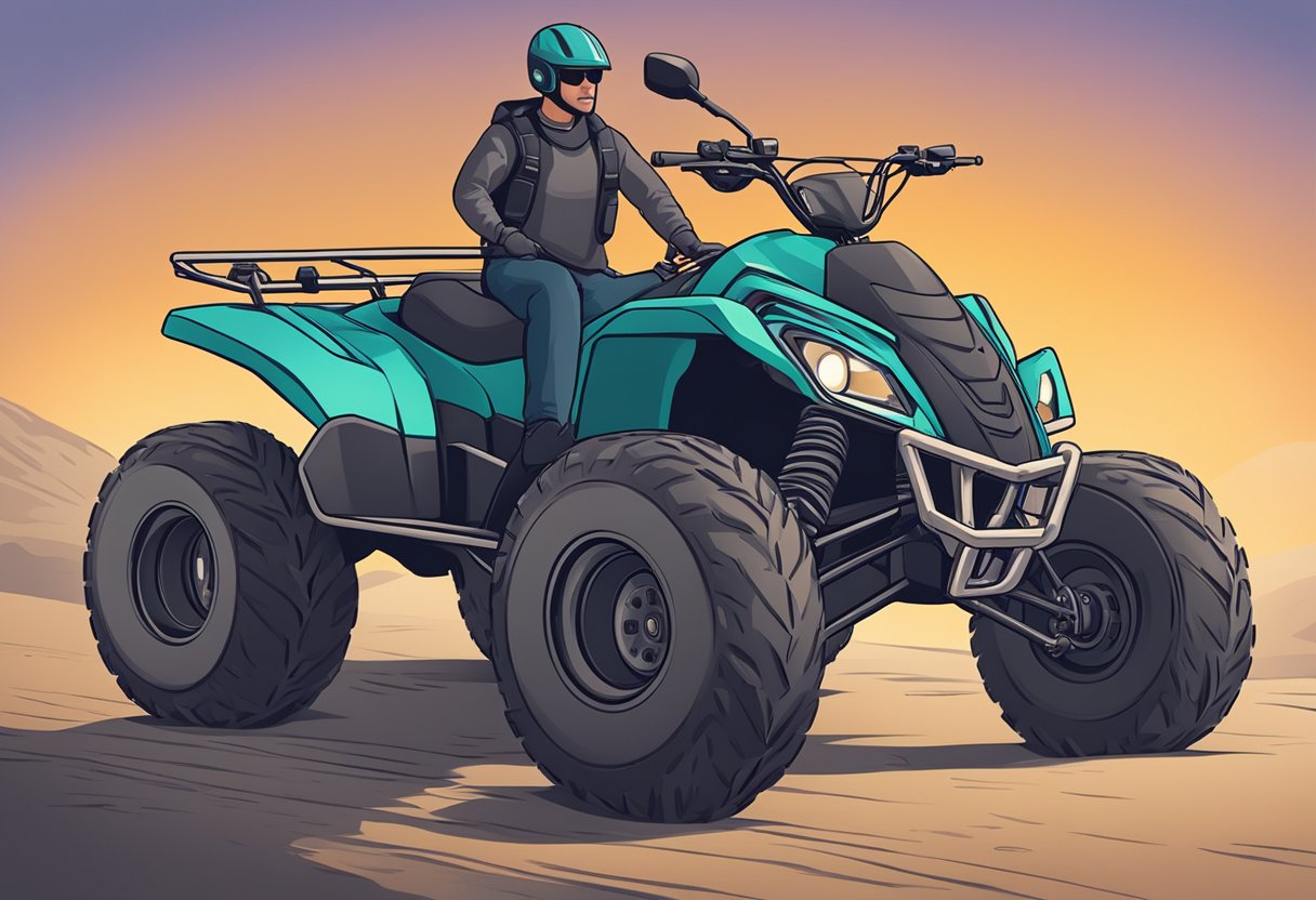 A person with bad credit applies for ATV financing, meeting eligibility criteria