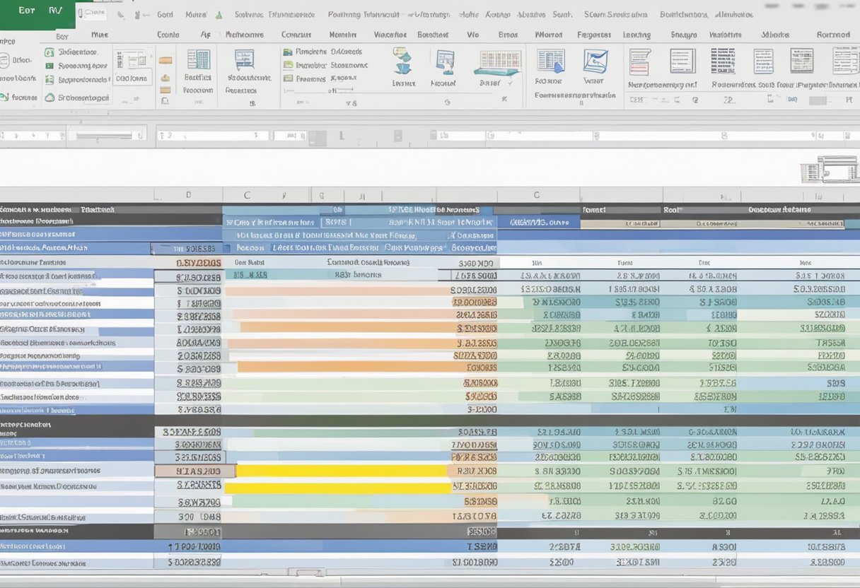 An excel table is being copied and pasted into a word document using efficient techniques