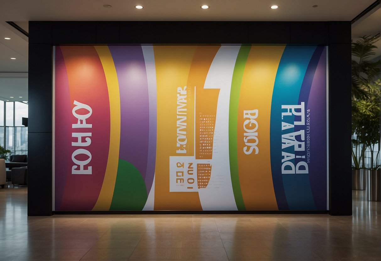 A colorful banner with "Frequently Asked Questions" and "Bonia Promotions Singapore" displayed prominently